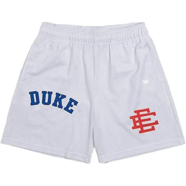 Eric Emanuel EE Basic Short - White Duke Blue Devils Special Edition Mesh Shorts